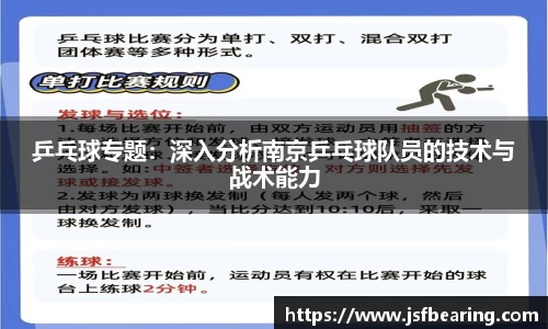 乒乓球专题：深入分析南京乒乓球队员的技术与战术能力